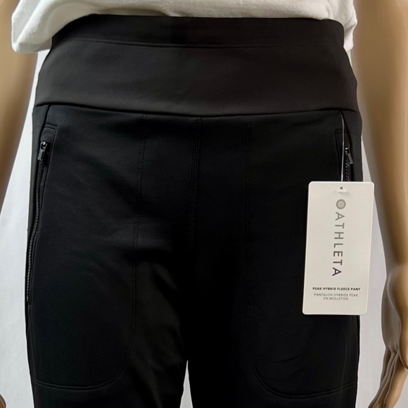 NWT Athleta Peak Hybrid Fleece Pant, Size Small Length 33" - Picture 4 of 16